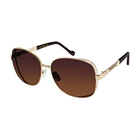 jessica simpson jessica simpson square sunglasses with chain temple detail